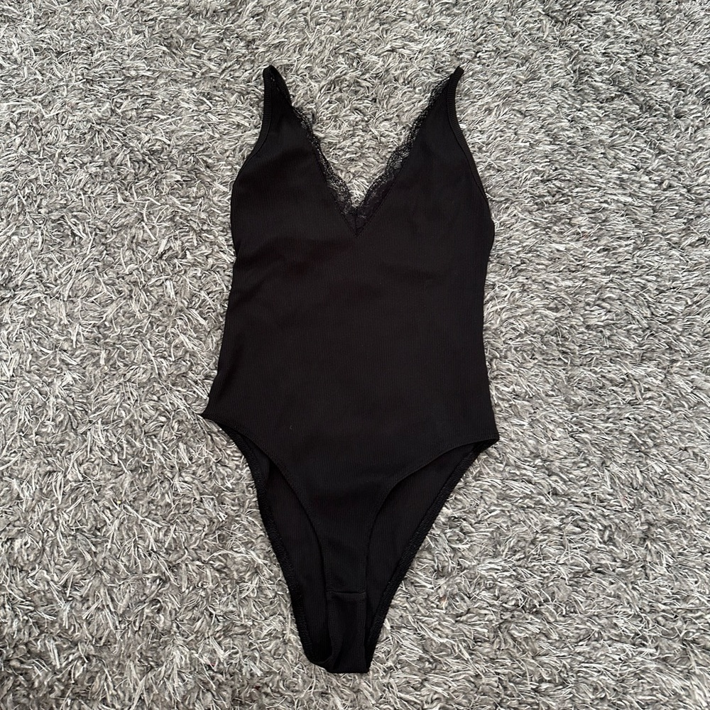 Subdued - Black Bodysuit